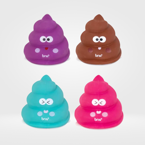 Gomas De Borrar + Sacapuntas Poop BRW