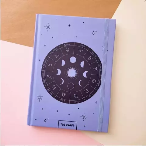 Cuaderno ASTROLOGY tapa dura 96hjs + Stickers