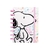 Cuaderno con sistema de discos Mooving Loop A5 Snoopy