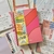 Combo Removible Cuaderno A5 Norpac - Rosa Lineas Curvas Horizontales