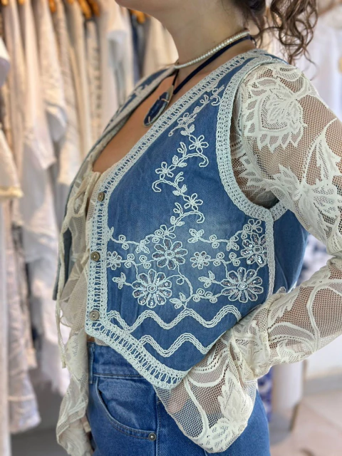 Chaleco de jean Elina