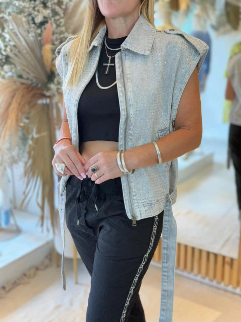 Chaleco De Jean Sienna