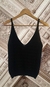 Musculosa de Hilo Cecilia Negra