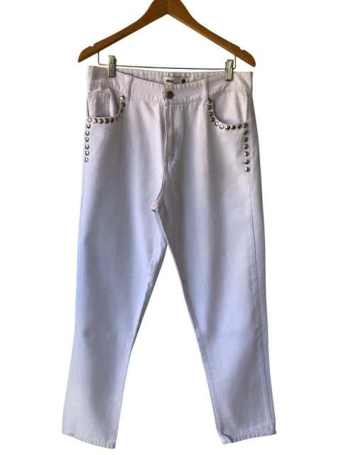 Pantalón Tachas Blanco