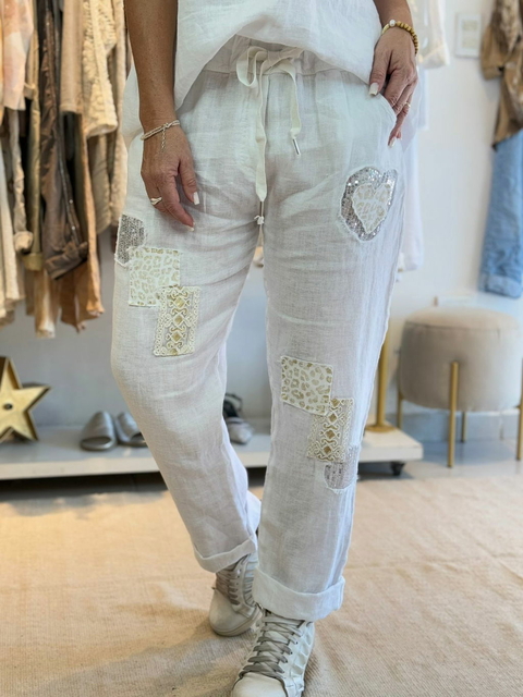 Pantalon Italiano de Lino Carlota