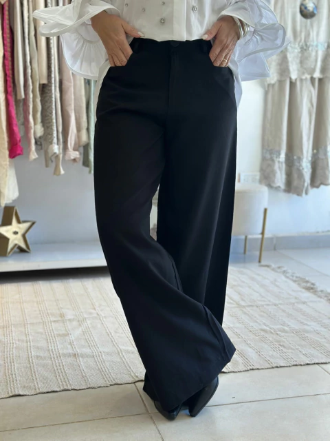 Pantalon Sastrero Filippa Negro
