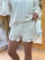 Short De Hilo Mao Blanco
