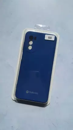 silicone case con logo azul