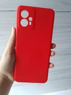 Silicona case rigida Rojo