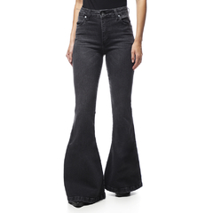 CALÇA JEANS LYCRA FEM ALTA TRUMPET FLARE - 149.90 - comprar online