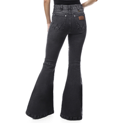 CALÇA JEANS LYCRA FEM ALTA TRUMPET FLARE - 149.90 na internet