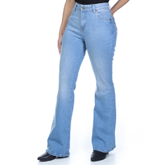 CALÇA JEANS LYCRA FLARE CINT ALTA 34/48 - WF5151
