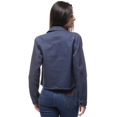 JAQUETA BRIM FEMININA RETRO - WF7036 - comprar online