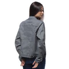 JAQUETA JEANS FEMININA RETRÔ P/GG - WF7041 - comprar online
