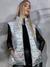 Chaleco Slim Fit Glitter Silver - Street Style