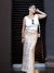 Maxi Falda Lentejuelas Beige - Street Style