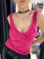 Musculosa Cruzada Fucsia - comprar online