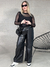 Pantalón Kylie Engomado Black - comprar online