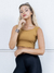 Crop Top Basic Mostaza en internet