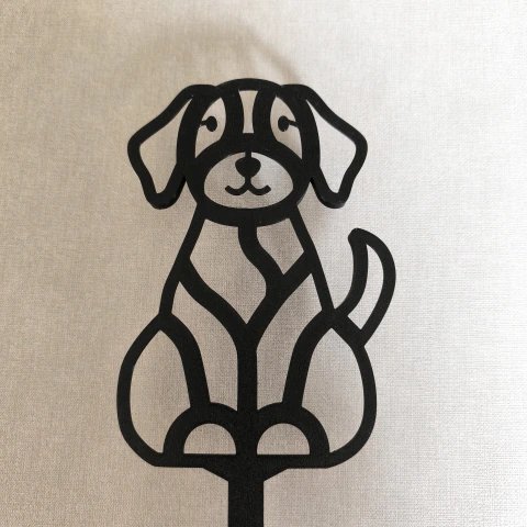 Mini Vitral Tutor Perro