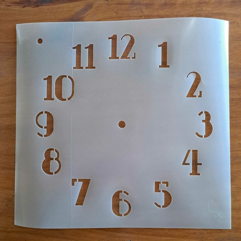Stencil Reloj - comprar online