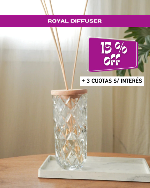 Difusor Royal + REPUESTO DE REGALO