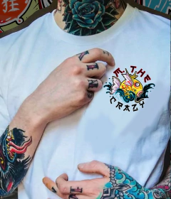 CAMISETA GYARADOS SHINE BRANCA - loja online