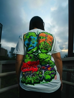 CAMISETA TARTARUGAS NINJAS OFF WHITE