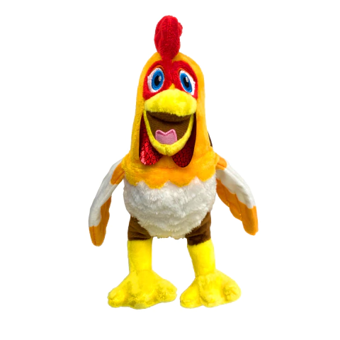 Peluche Granja De Zenon 20cm Sonido Bebes Niños Gallo Bartolito