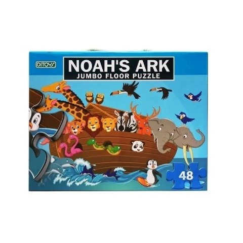 Rompecabeza Jumbo Floor Noah's Ark Infantil 48 Piezas Grandes