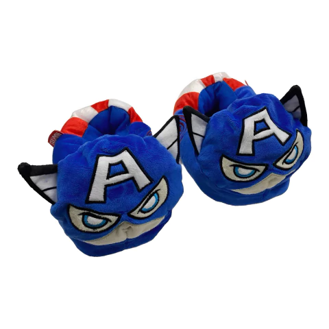 Pantufla Plush Capitan America con Cabeza 3611-2 - comprar online
