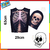 Remera y capucha esqueleto adolescentes disfraz Candela Halloween