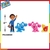 Set 4 Figuras Las Pistas De Blue 49715 en internet