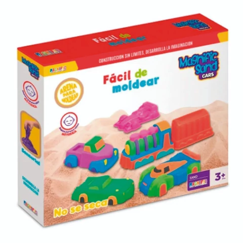 Magnific Sand Arena Con Moldes De Autos 2388