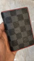 Porta cartões louis vuitton vermelho