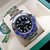 Rolex gmt master ll blue black