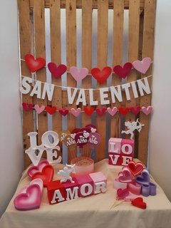 Decoración San Valentín completa