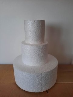 Falsa torta de 10/12cm diámetro por 10cm de alto