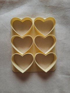 Cortante corazon en serie de 5cm