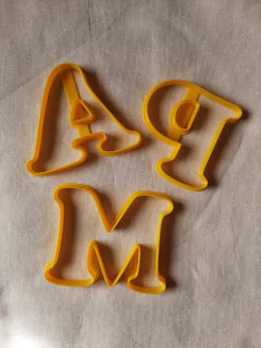 Letras P,A,M cooper de 8cm