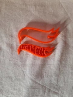 Cortante logo hot weels de 12x5cm - comprar online