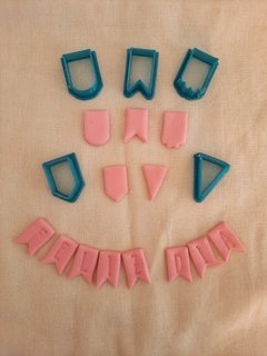 Set cortantes banderines x 5 - comprar online