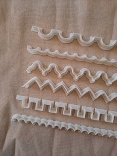Set bordes para tortas x 6 de 19x2cm