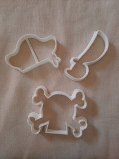 Set cortante piratas x3