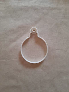 Cortante Bombita de navidad N° 1 de 10x8cm