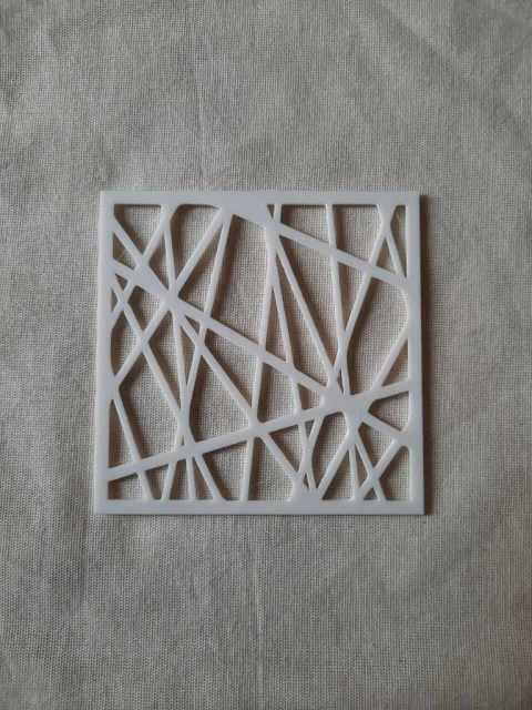 Texturizador Poligonal de 10x10cm.