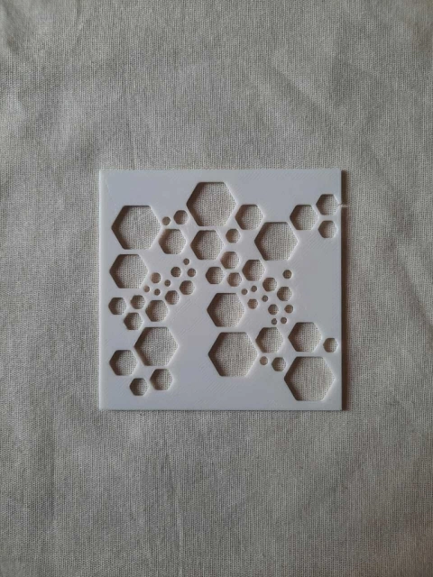 Texturizador Panal de abeja de 10x10cm.