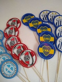Topper de telgopor Futbol gibreteado