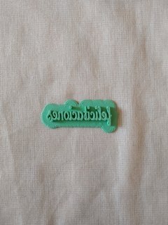 Sello Felicitaciones de 6cm