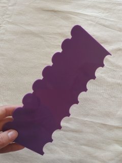 Scraper con onda invertida de 20x8cm - comprar online